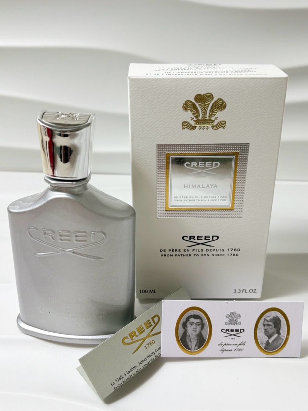 NEW CREED men's himalaya perfume in silver